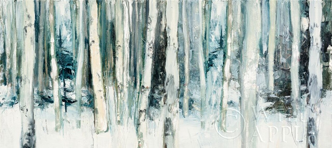 Winter Woods III Light Trees Crop Poster Print by Julia Purinton - Item # VARPDX33816